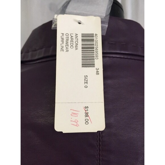 Chico's Women's Jacket Antonia Laredo Purple Jacket Chico's Size 0 / 4 NWT - Picture 10 of 12